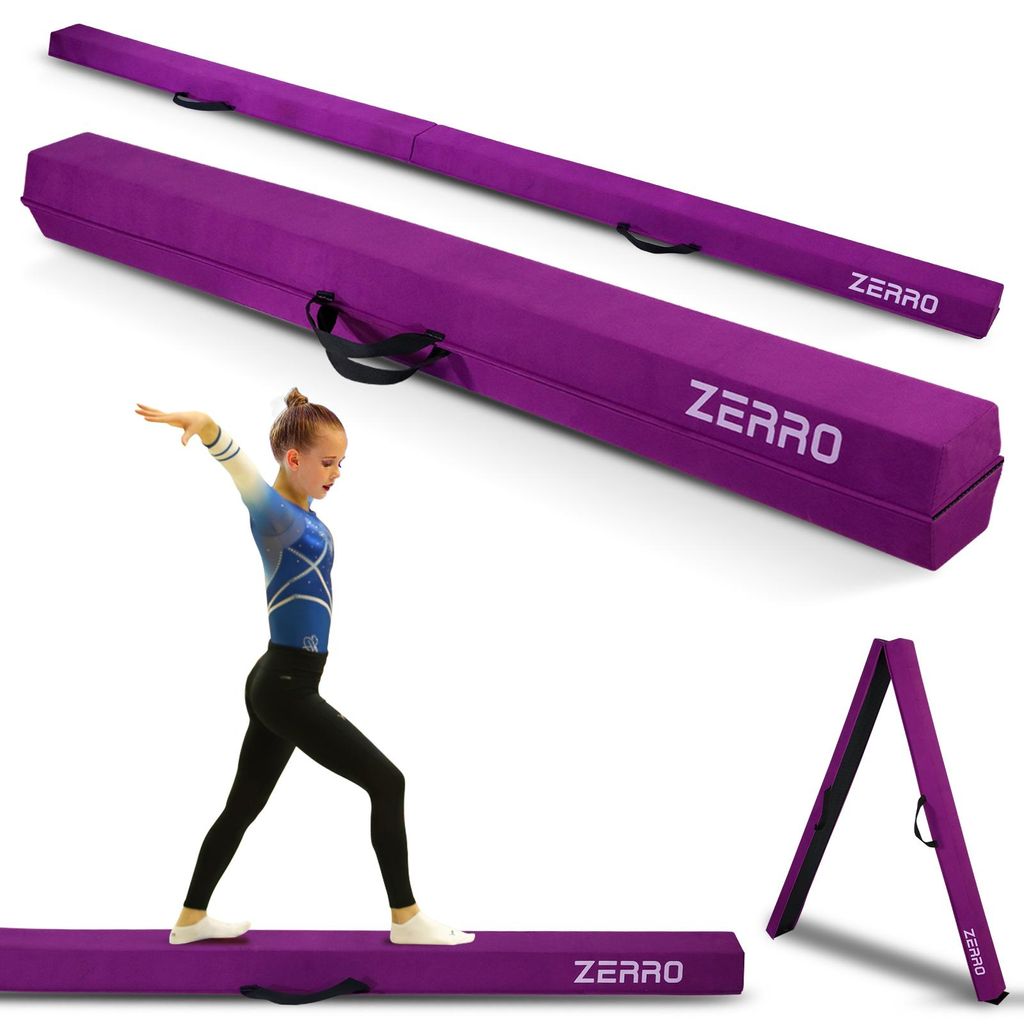 Schwebebalken Kinder 240 cm faltbar Turnbalken Gymnastik Produktbild 