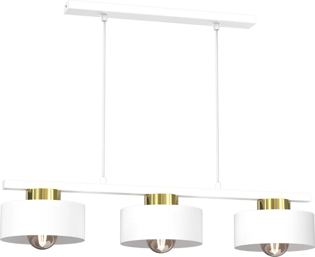 Lampe suspendue Marti 3 feux pour un salon lumineux et design épuré