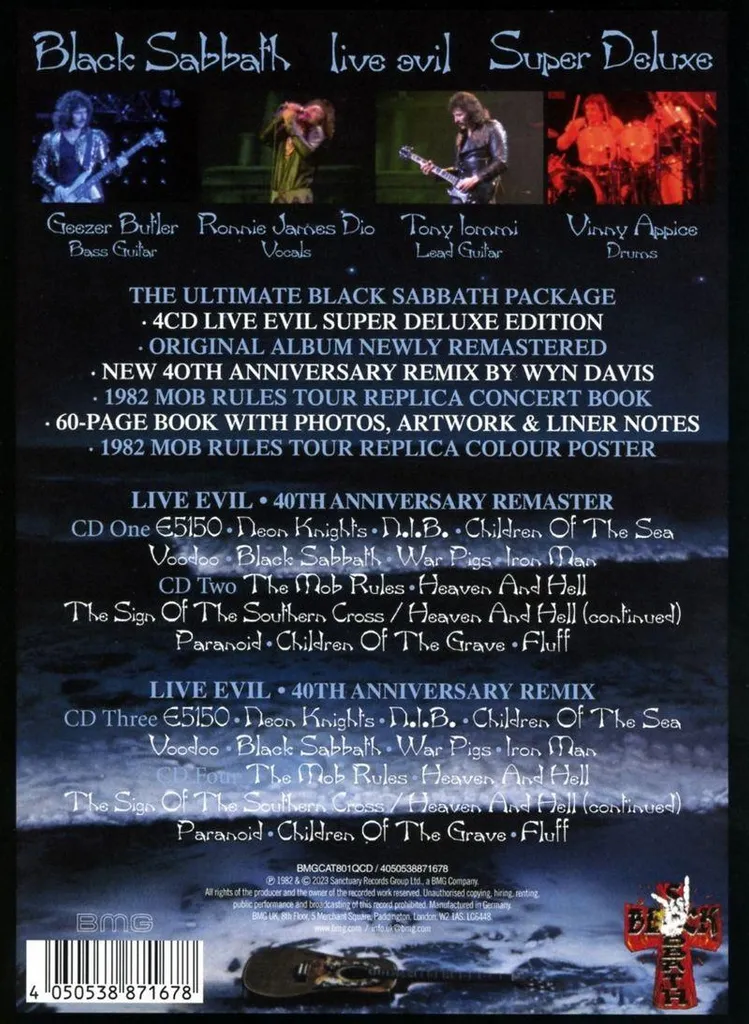 Coffret 4 CD Black Sabbath Live Evil édition anniversaire de luxe - 3