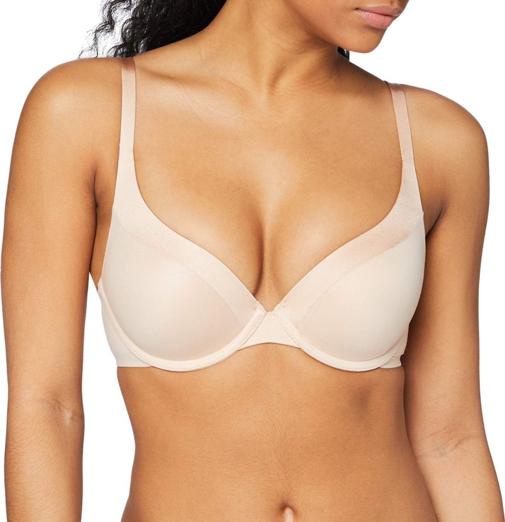 Triumph Beige Body Make-up Soft Touch WHP gepolsterter Bügel-BH mit Bügeln, Größe 80D