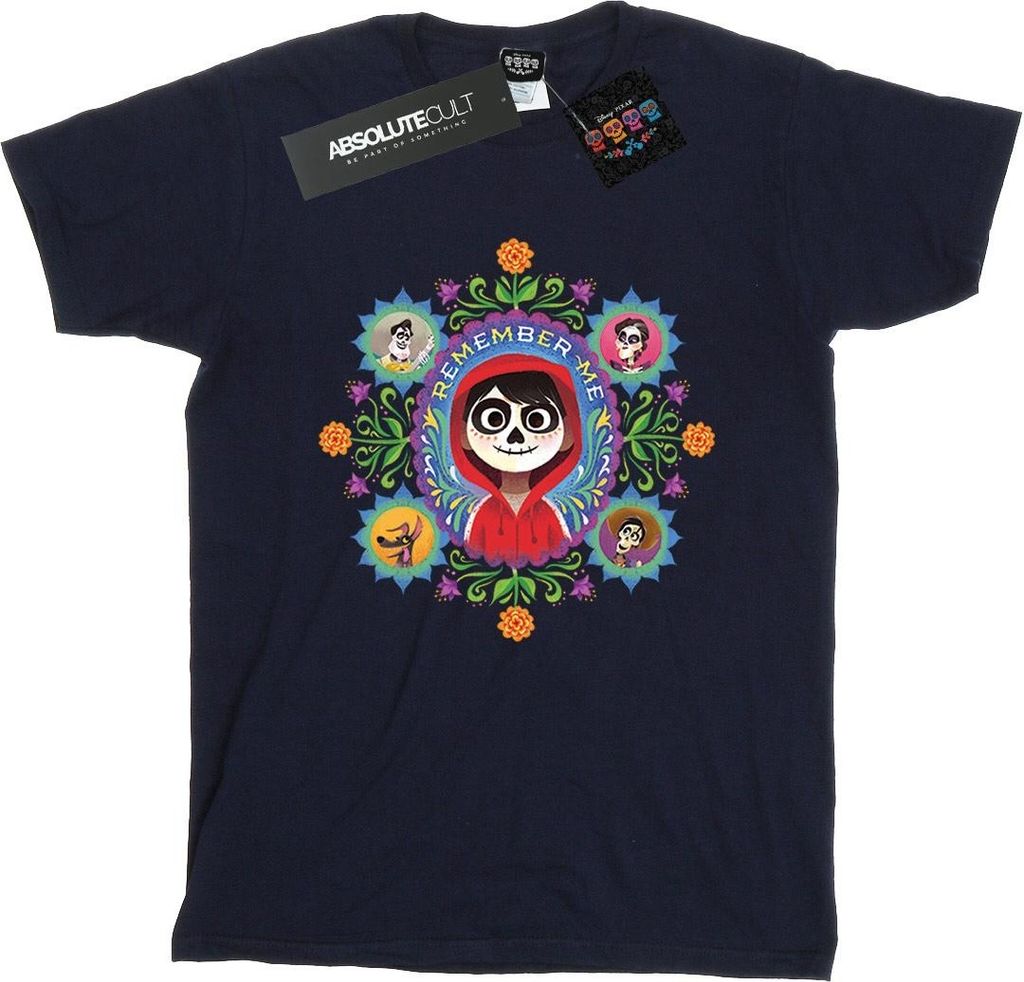Disney - "Coco Remember Me" T-Shirt für Damen BI16430 (S) (Marineblau)