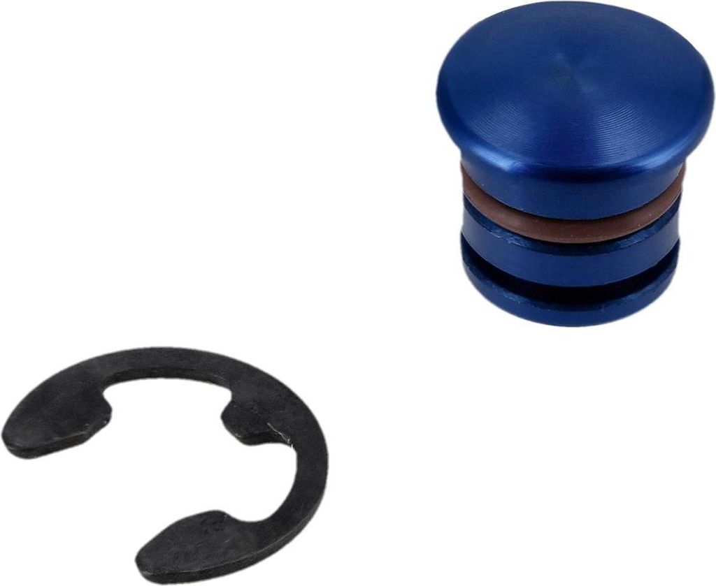 Set: CNC Verschlussstopfen Leerlaufkontakt M500/M700, Blau - für Simson S51, S53, S70, S83