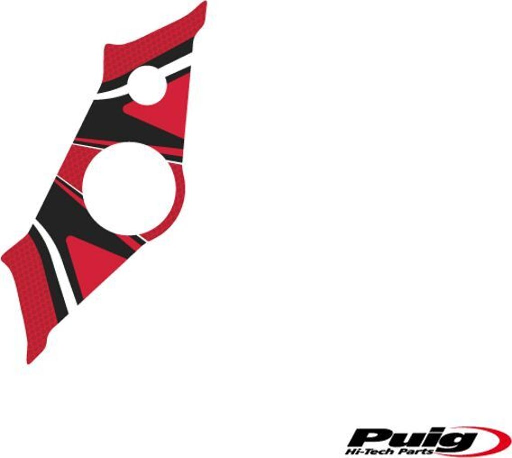 PUIG 6926R Radikal Yoke Protector passend fuer YAMAHA YZF-R6 Rot