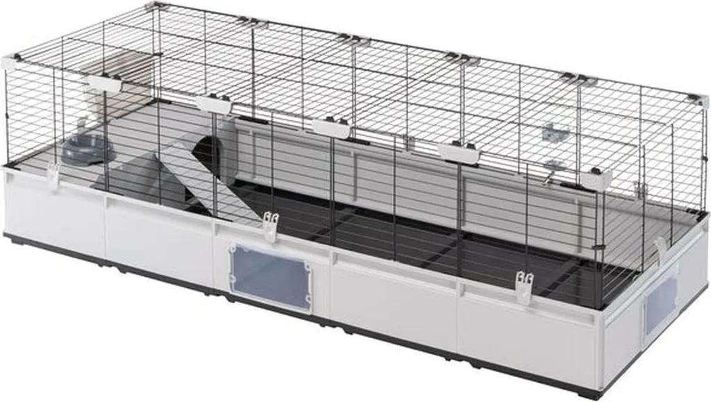 Ferplast Cage Modulaire 4 Étages Lapins et Cochons d'Inde 179x72x56 cm