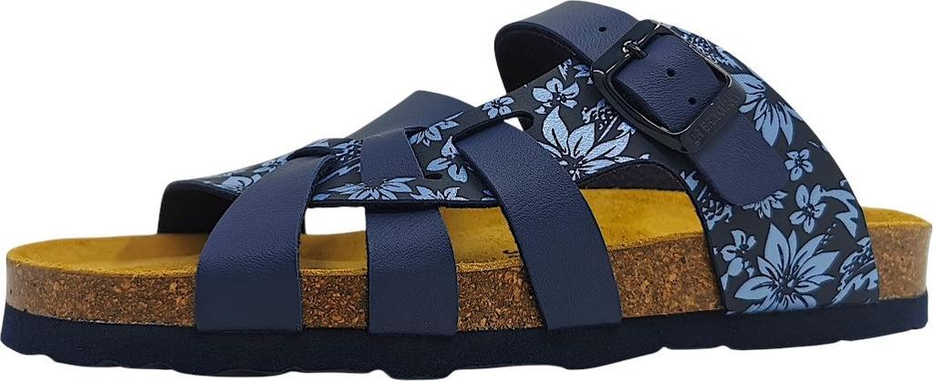 Dr. Brinkmann Oliva Hausschuh Blau in Gr. 40
