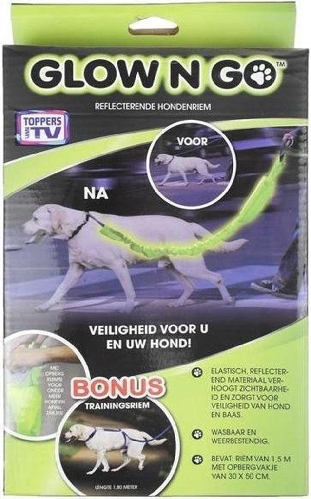 Glo N Go - Reflektierende Hundeleine