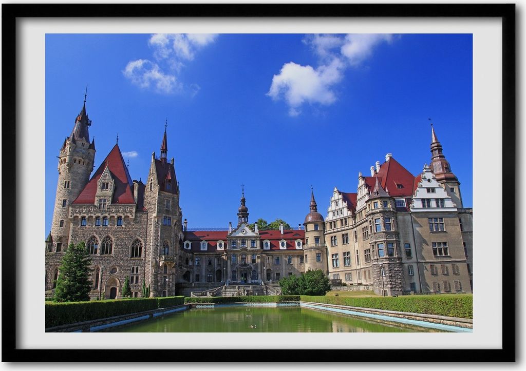 Bild - Bilderrahmen - 100 cm x 70 cm - MDF - Rahmen - Foto Produktbild 
