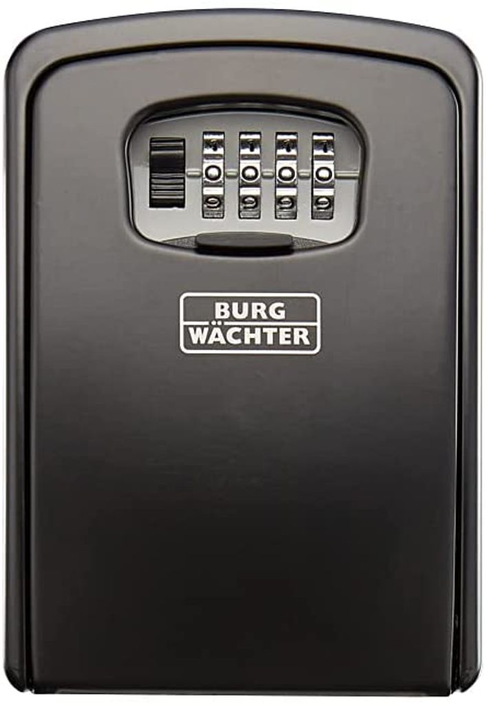 BURG-WÄCHTER Schlüsseltresor mit Zahlenschloss Key Safe 40 SB Schwarz Stahl 