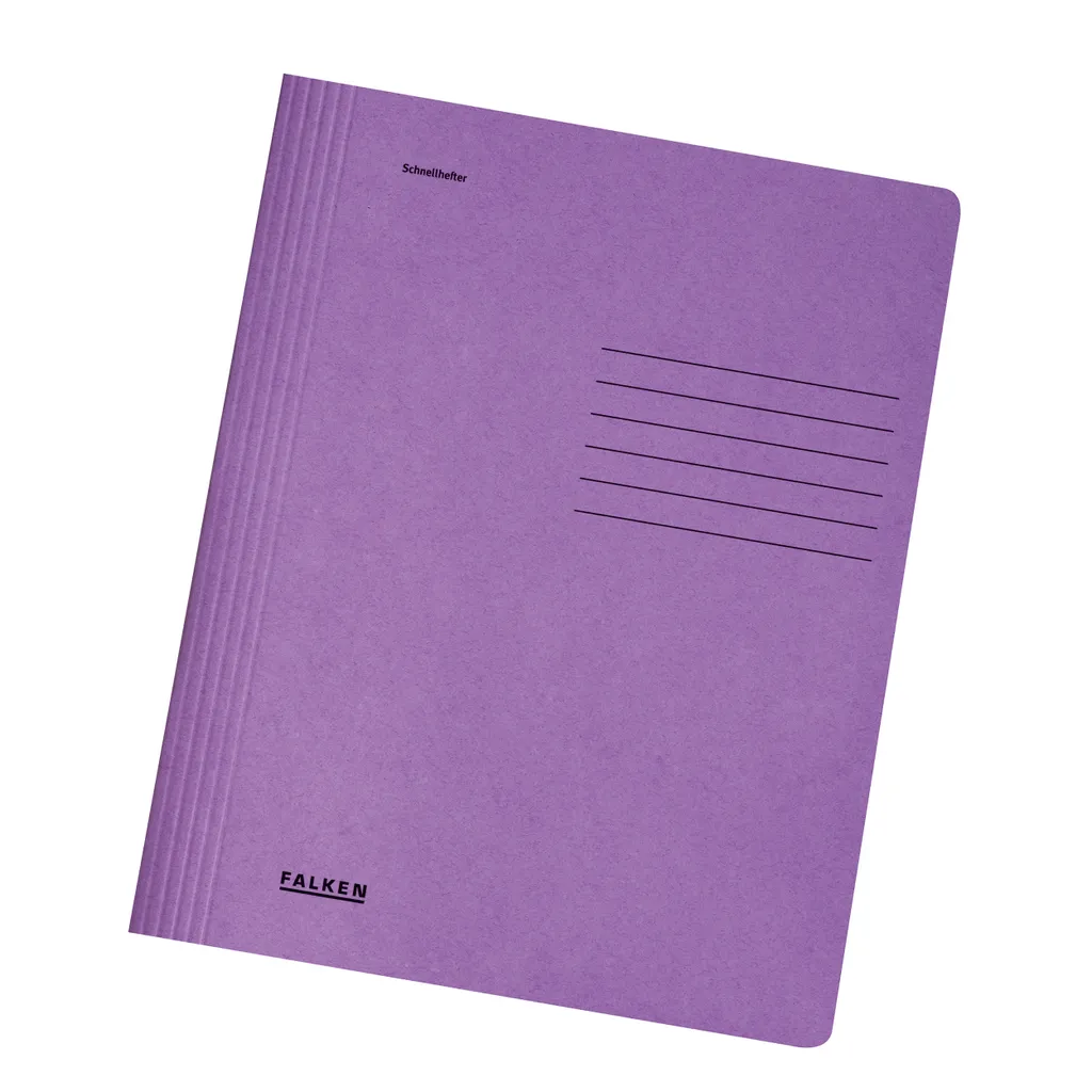 Agrafeuse rapide A4 en carton rigide 240g/m² Falken violette haute qualité