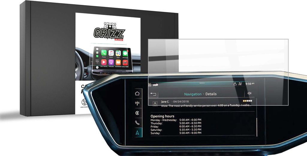 Keramische Autodisplayfolie für Audi A6 C8 (2018-2024), Grizz Protector