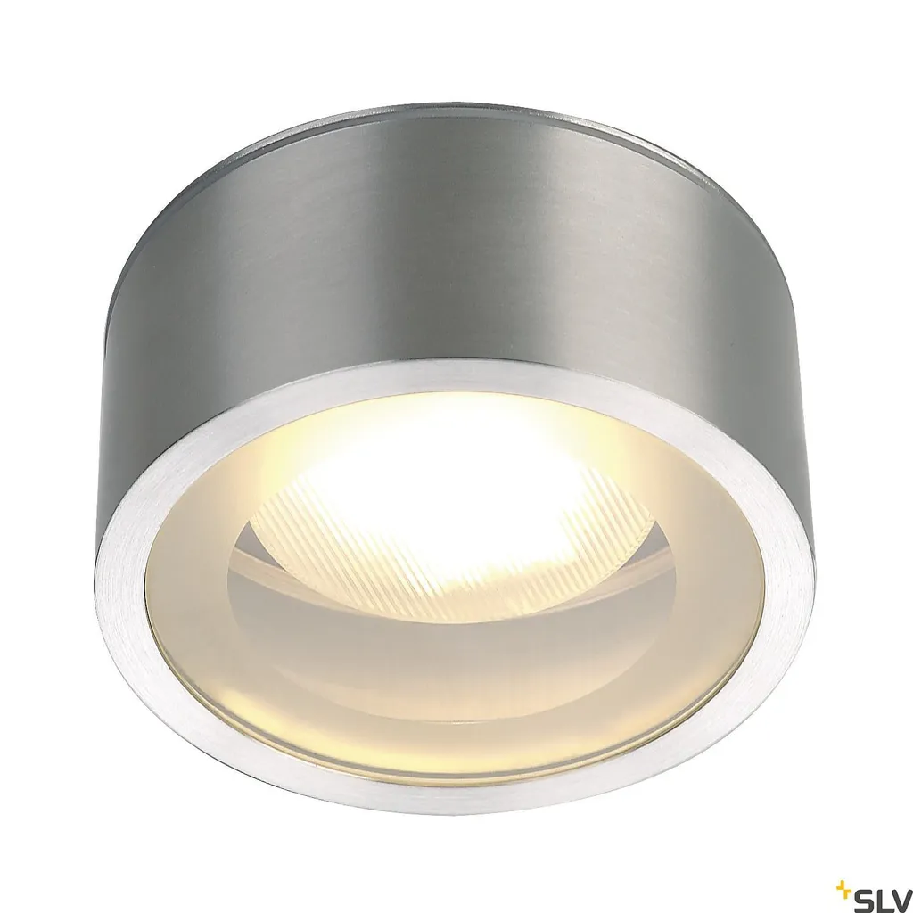 Plafonnier extérieur ROX CEILING OUT TCR-TSE alu brossé IP44 - SLV