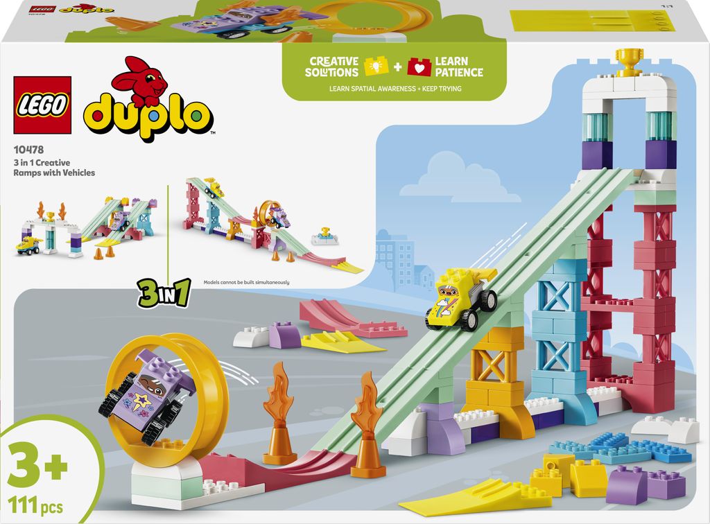LEGO DUPLO Stad: Creatieve sprongschansen met kleine Productafbeelding 