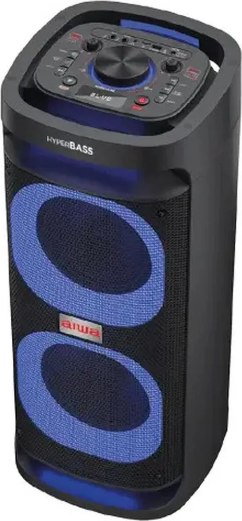 Haut-parleur Aiwa KBTUS-D800 Système de Sono Portable avec Bluetooth Noir