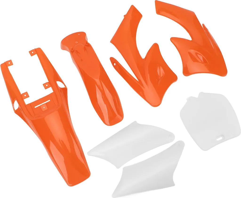 Kit carrosserie moto orange pour remplacer les plastiques usés