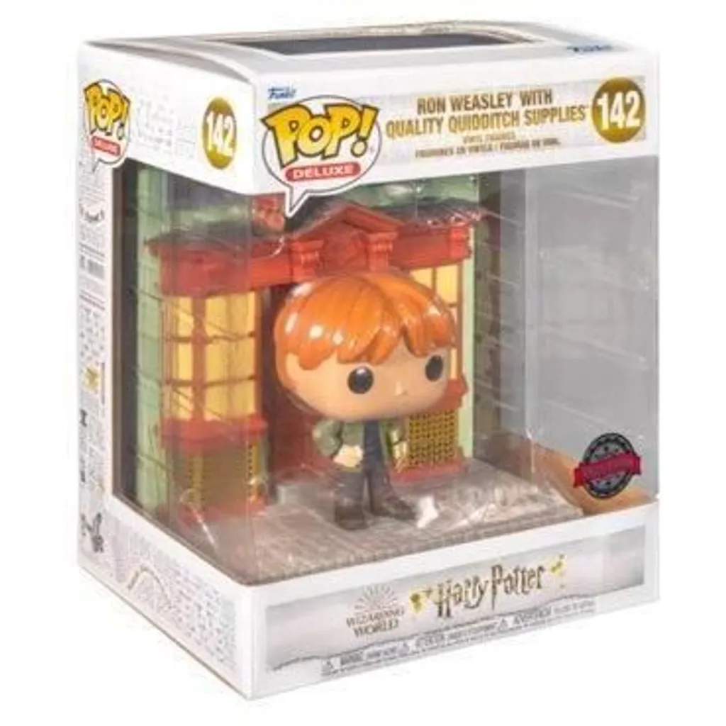 Funko Pop Deluxe Harry Potter : Boutique Quidditch avec Ron Weasley n°91