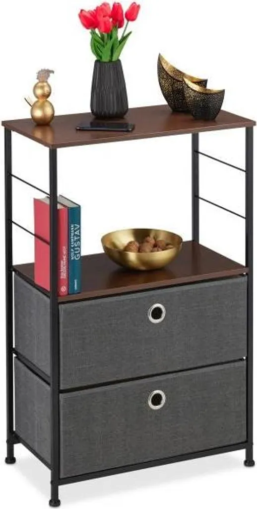 Cassettiera Portabiancheria 2 Cestelli | Arredo Bagno Country Chic