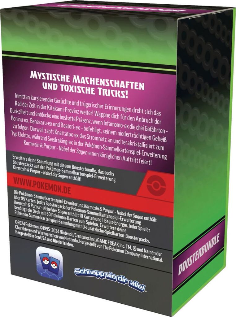 Pokemon PKM KP06.5 Nebel der Sagen Booster Bundle - EVT 06. Obrázek produktu 3