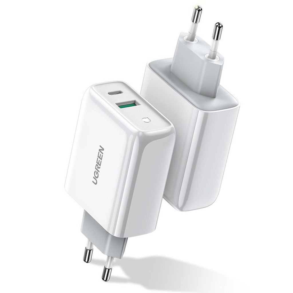 UGREEN 36W Dual Port Charger EU USB-A/USB-C Produktbild 