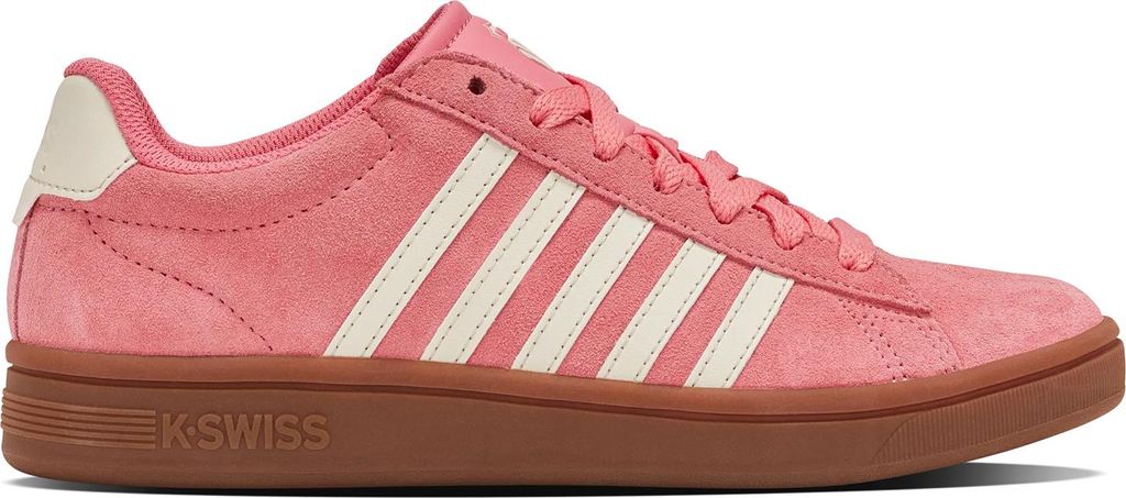 K-SWISS Court Tiebreak II SDE Damen Leder Sneaker Schuhe 99492-624-M Pink, Schuhgröße:42 EU