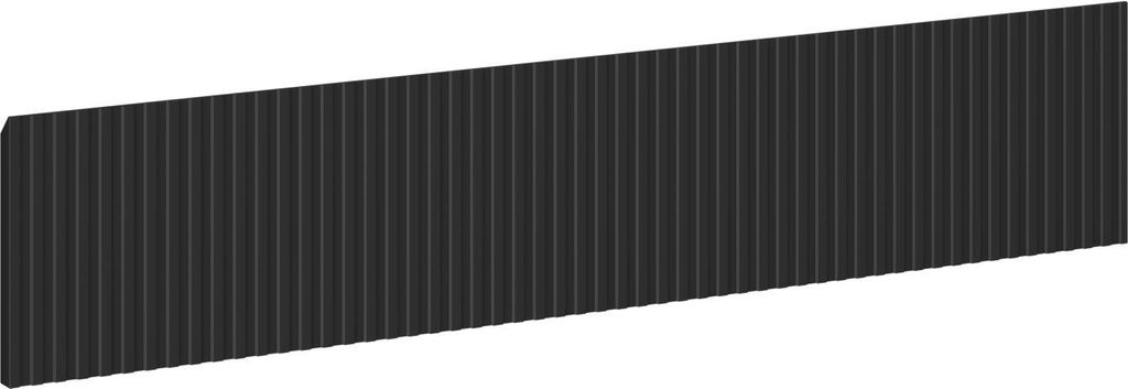 Mexen Rivel Front gerillt für den Badezimmerschrank 80 x 20 cm, schwarz matt - 91A20-0800-235-1-71