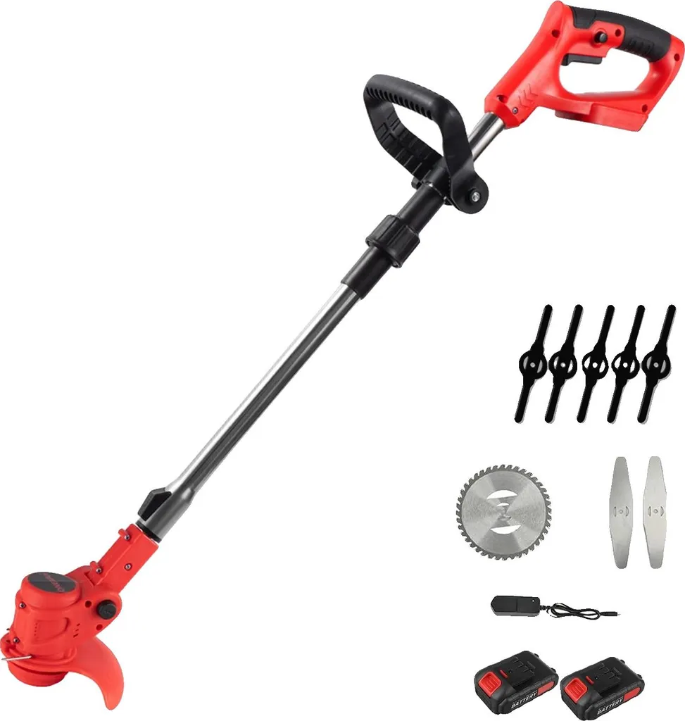Decespugliatore 21V 650W a Batteria - Tagliaerba Telescopico Professionale