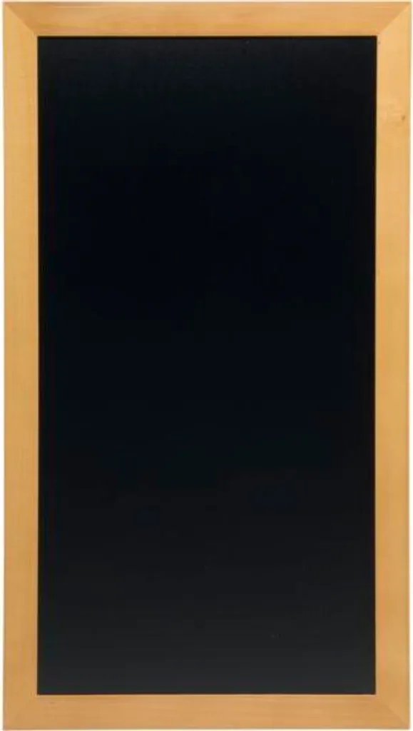 Panneau mural aspect teck Securit 100x56 cm robuste et durable