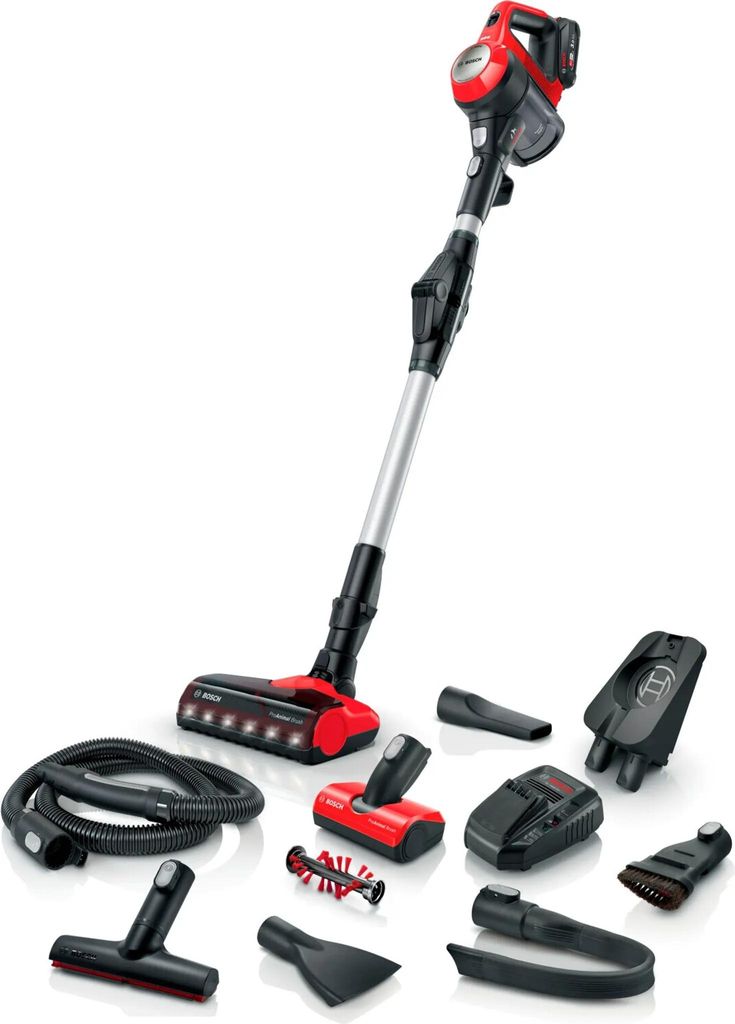 Bosch BKS711PET Unlimited 7 ProAnimal Akku-Handstaubsauger 18V, Frontlicht