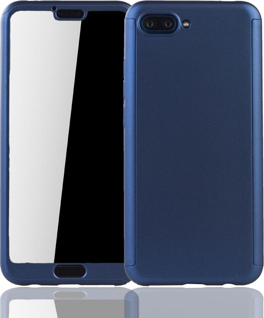 Handyhülle Schutzhülle für Huawei Honor 10 Full Case Cover Displayschutz 360 Blau