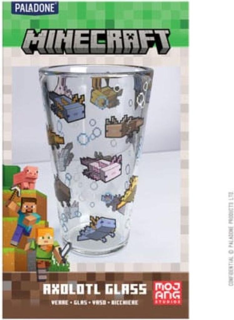Paladone Minecraft Axolotl Thermoglas Durchsichtig Durchsichtig One Size