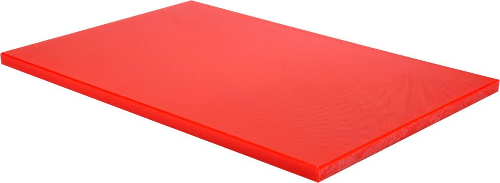 Gastro Schneidebrett, Küchenbrett 600x400x20mm rot Produktbild 