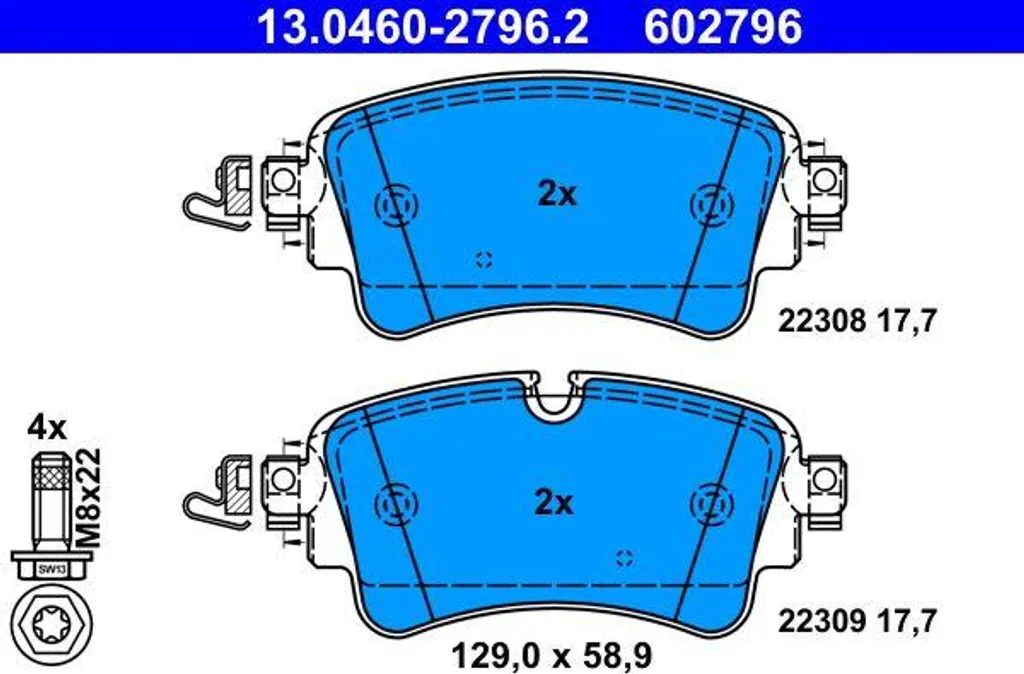 Kit Freins Arrière Audi A6 4A et A7 4K ATE : Fiabilité pour Long Trajets Pro