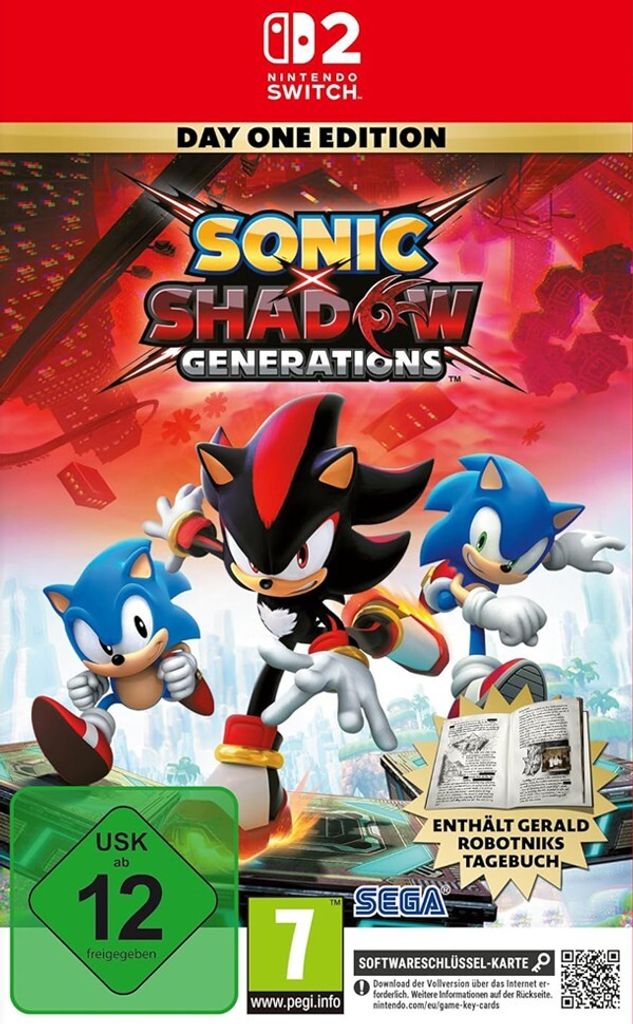 Sonic x Shadow Generations D1  NSW2  SSK  Produktbild 