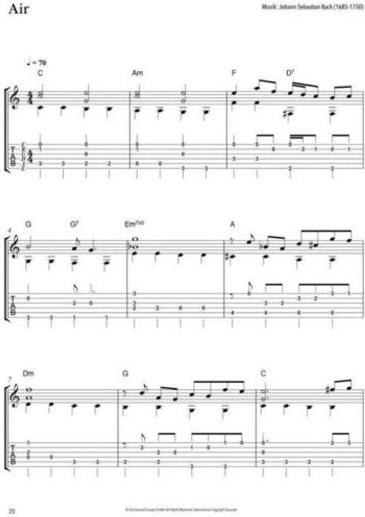 50 Weihnachtslieder für klassische Gitarre