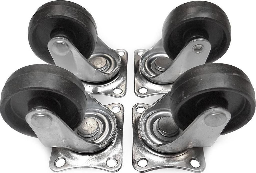 Edm Rotierendes Rad 50 Mm 4 Einheiten Silber  Silber One Produktbild 