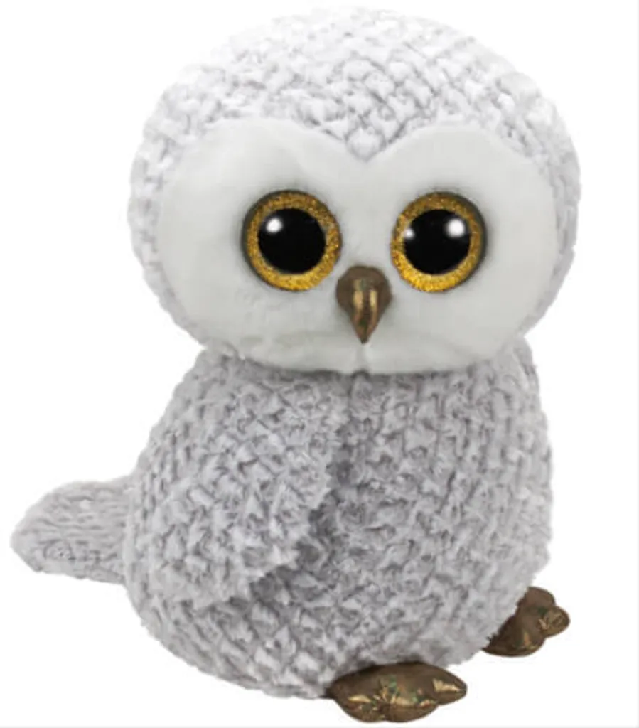 Owlette Boo Large Peluche Chouette aux Yeux Brillants - Doudou Doux