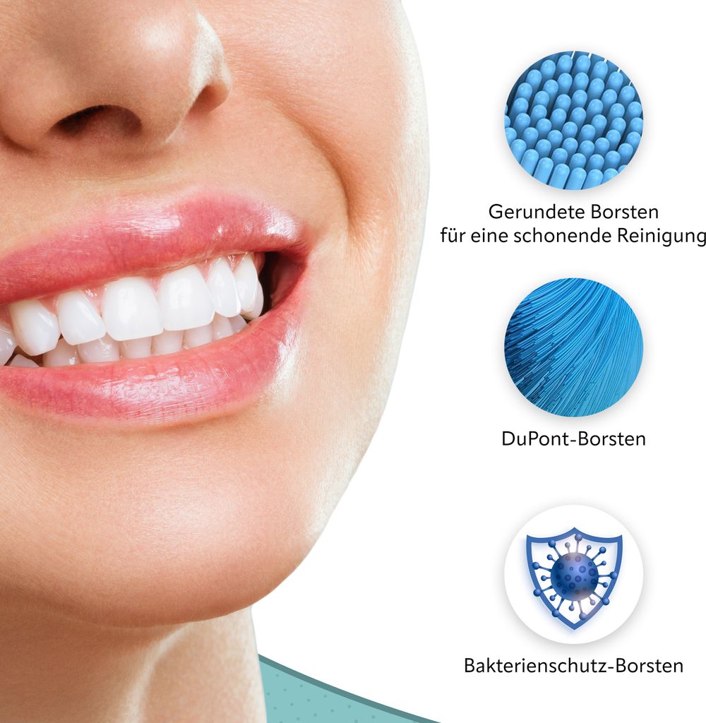 Aufsteckbürsten Kompatibel für Oral B IO Zahnbürsten (8er Produktbild 2