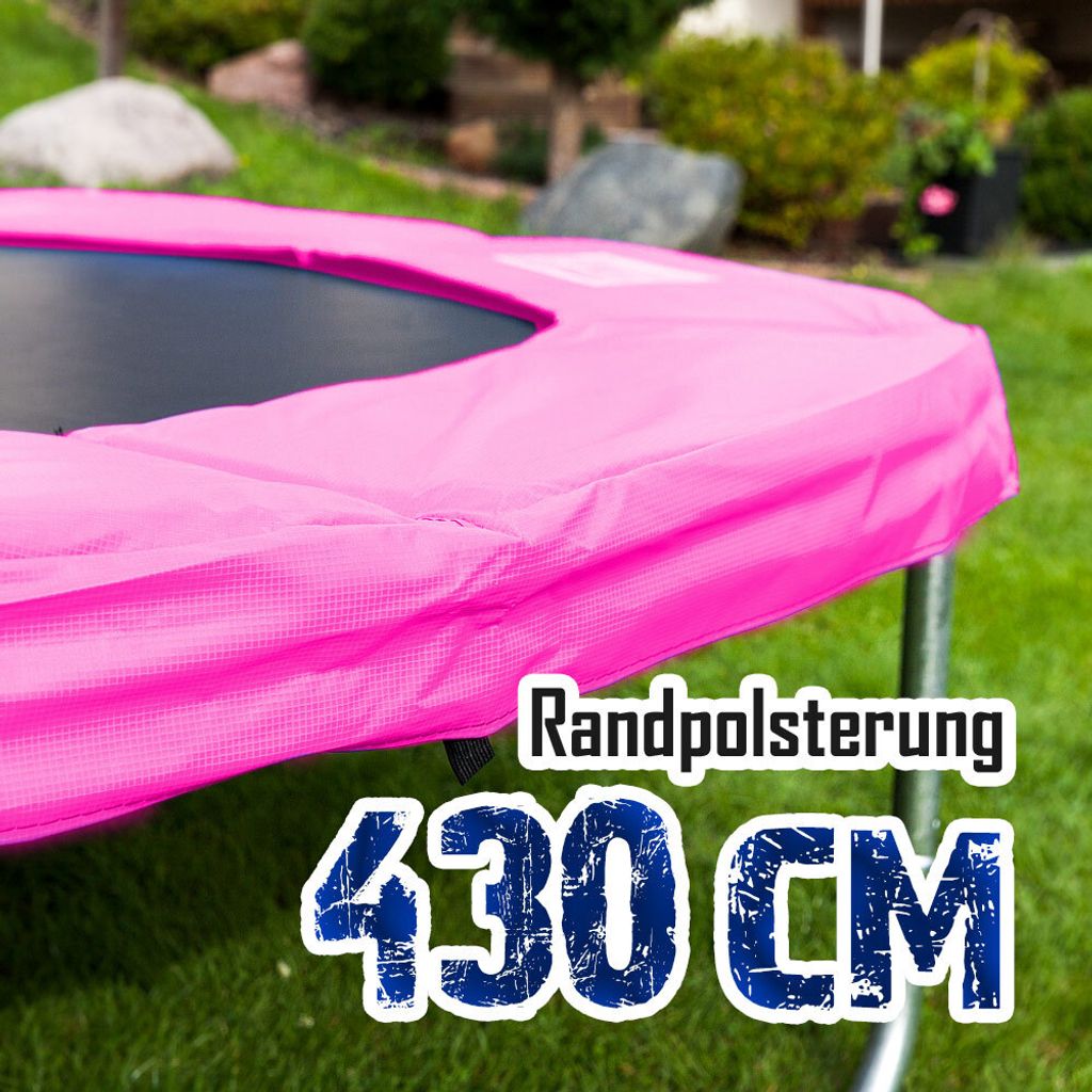 Trampolin-King Randabdeckung für 430cm Trampolin Pink Produktbild 