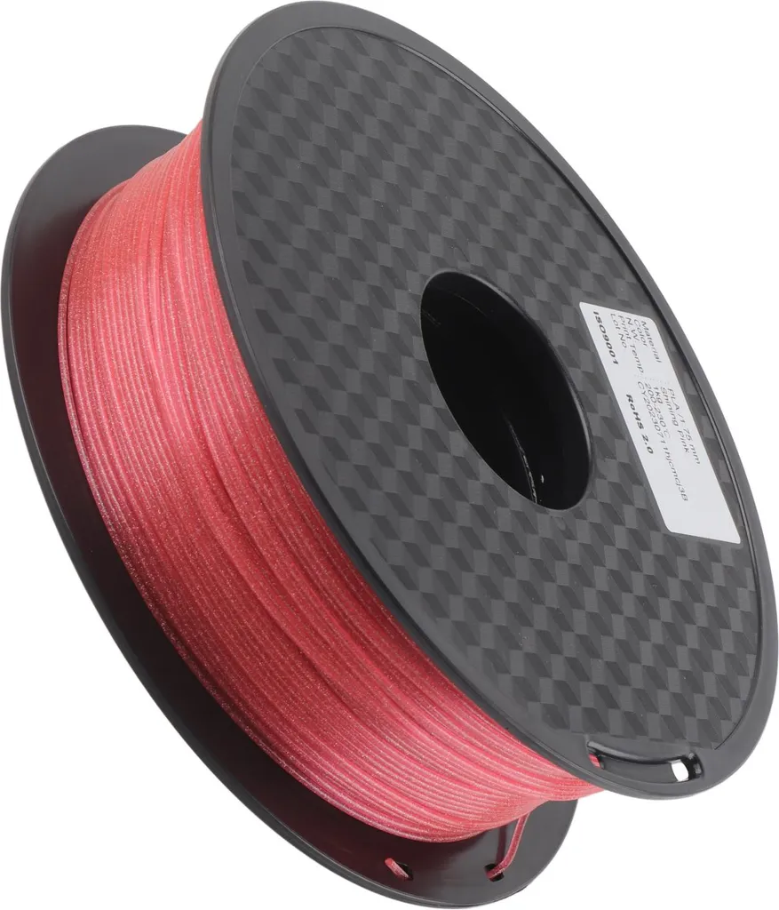 Consommable Impression 3D Filament PLA Rose Pailleté Haute Qualité - 9