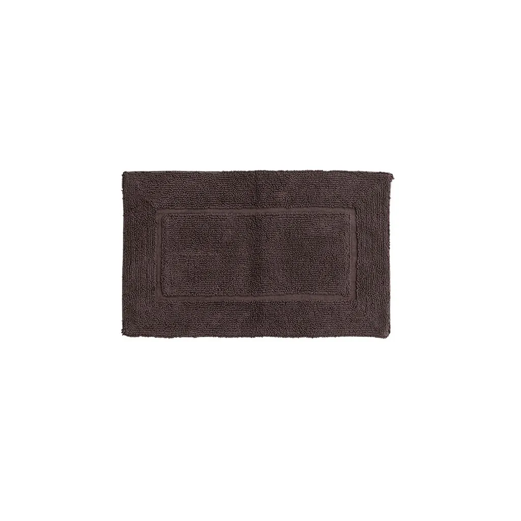 Tappetino da Bagno William 80x50cm Grigio - Comfort in Puro Cotone