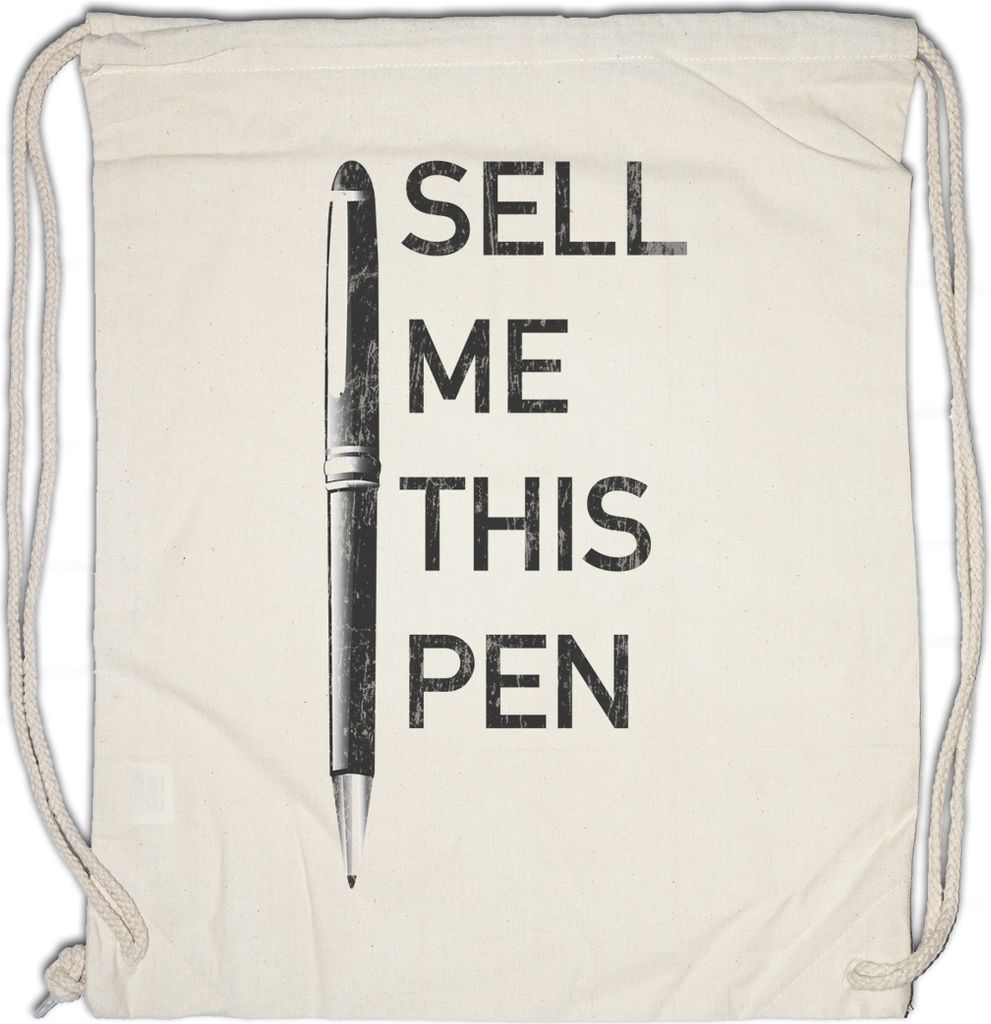 Urban Backwoods Sell Me This Pen, Turnbeutel, Farbe: Beige