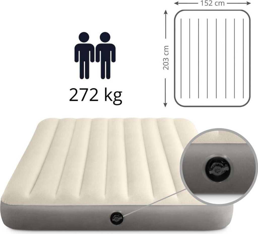 Materac dmuchany dwuosobowy INTEX 64103 Produktbild 9
