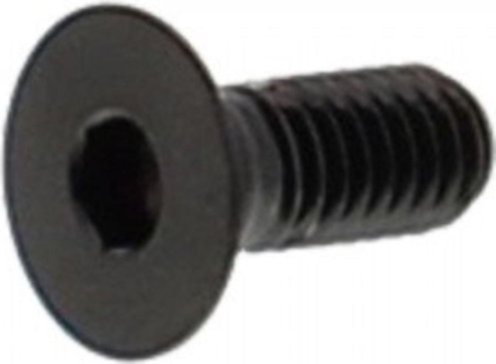 Senkschraube JMP M6x1,00mm 15mm Edelstahl V4A schwarz