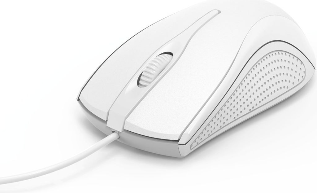 Hama Optische 3-Tasten-Maus MC-200, kabelgebunden, Weiß Produktbild 