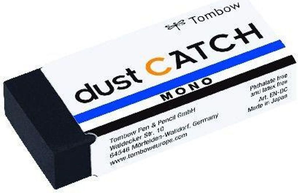 Tombow Radiergummi MONO dust CATCH schwarz Produktbild 