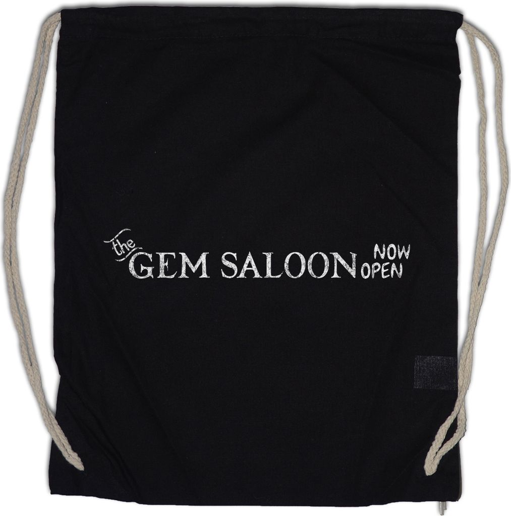 Urban Backwoods The Gem Saloon, Turnbeutel, Farbe: Schwarz