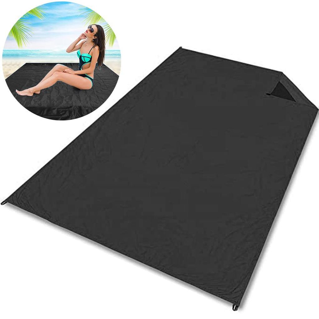 Wasserdichte Picknickdecke für draußen, kompakte, leichte, Produktbild 