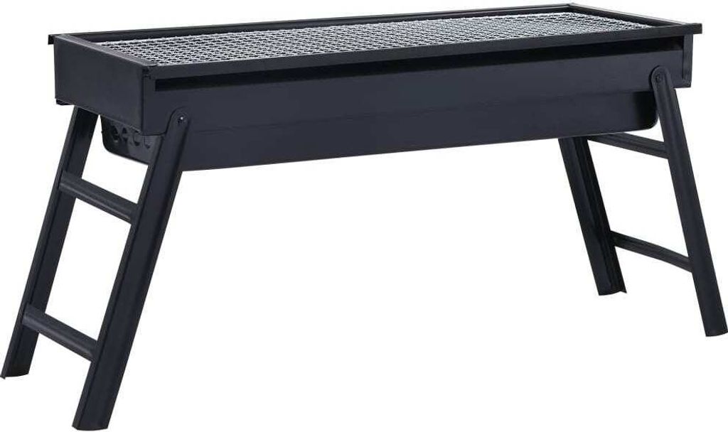 Tragbarer Camping-Grill Stahl 60×22,5×33 cm