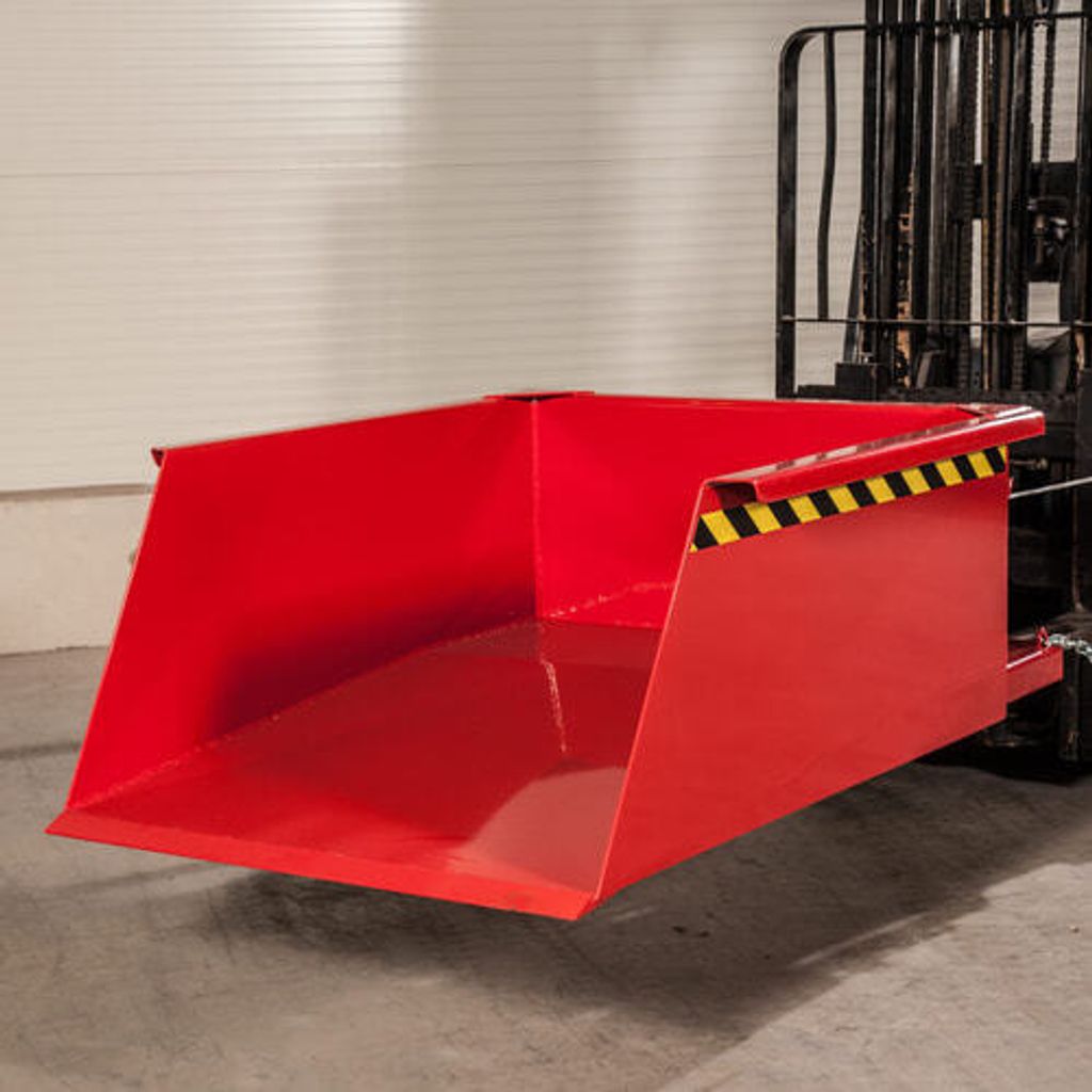 Staplerschaufel - Traglast 2.000 kg - Volumen 1.000 l - 550 x 1.640 x 1.900 mm (HxBxT) - feuerrot
