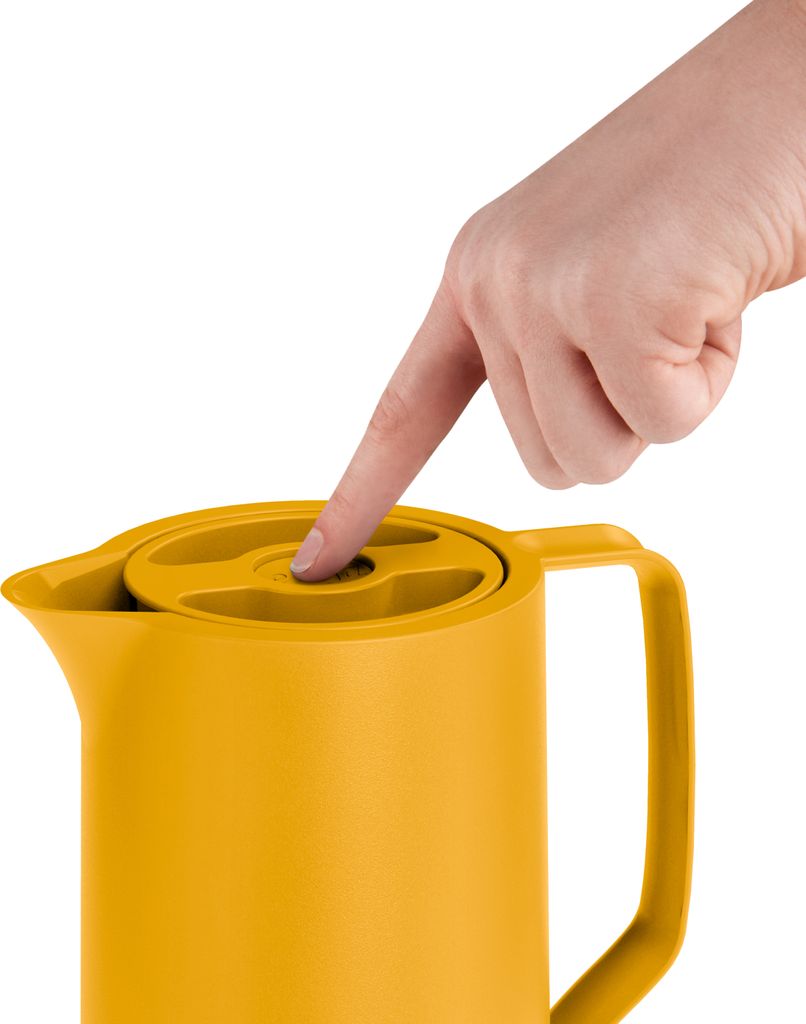 Emsa MOTIVA Isolierkanne 1L Senfgelb 3110601116 Produktbild 2