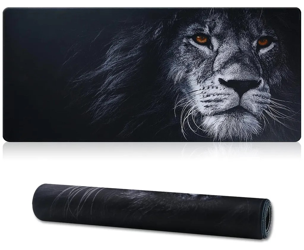 Grand tapis de souris gaming Blion02 XXL 70x30 cm avec bords cousus